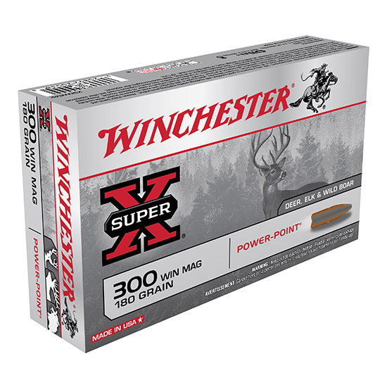 WIN SUPER-X 300WIN 180GR POWER POINT 20/10 - Ammunition